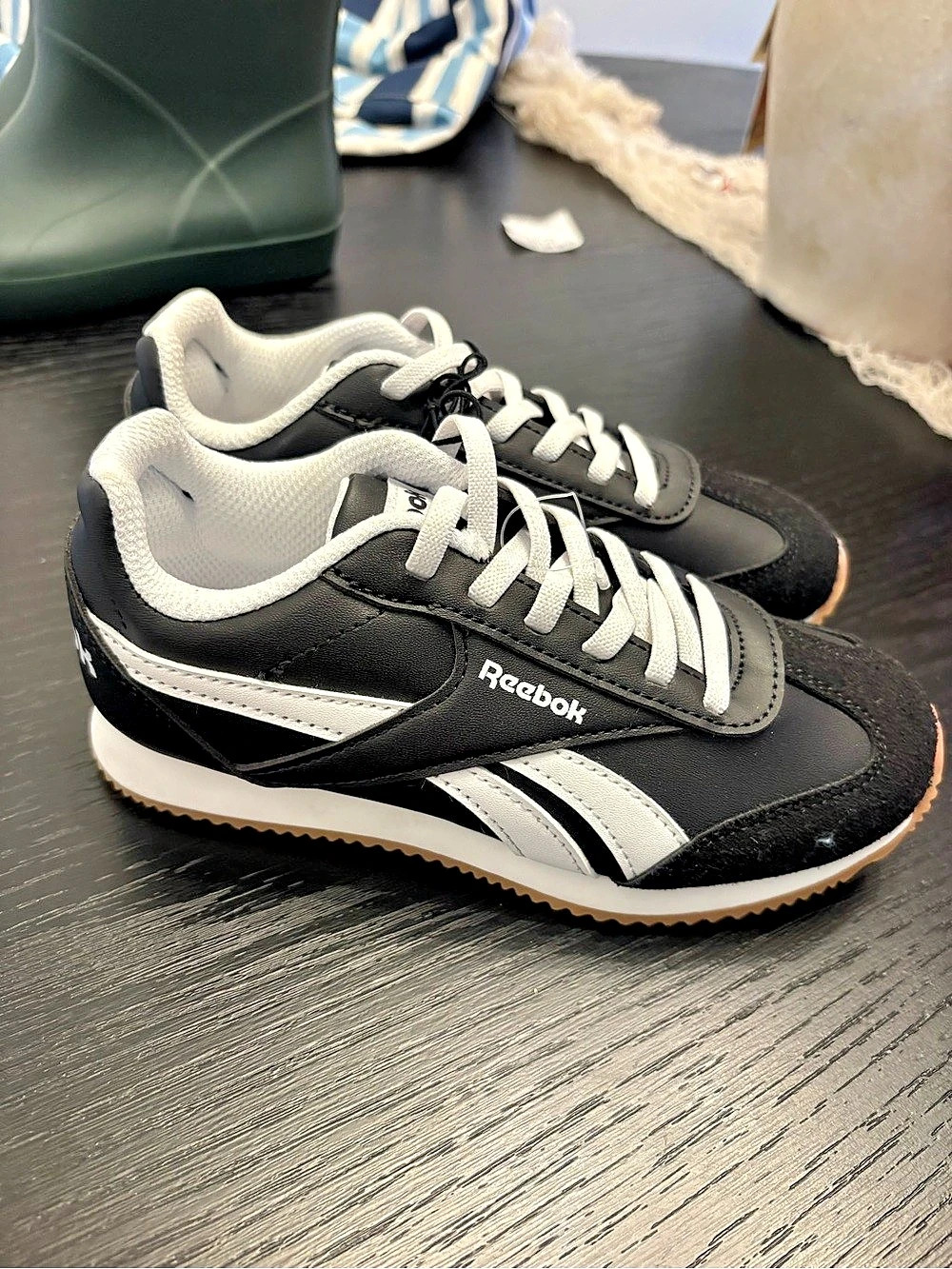 Reebok Royal Classic Jogger 3.0 Black & White Sneakers